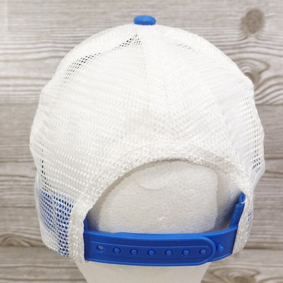 BUD LIGHT BEER PROMO LOGO BLUE VENTED SNAPBACK BASEBALL HAT CAP - Picture 5 of 8